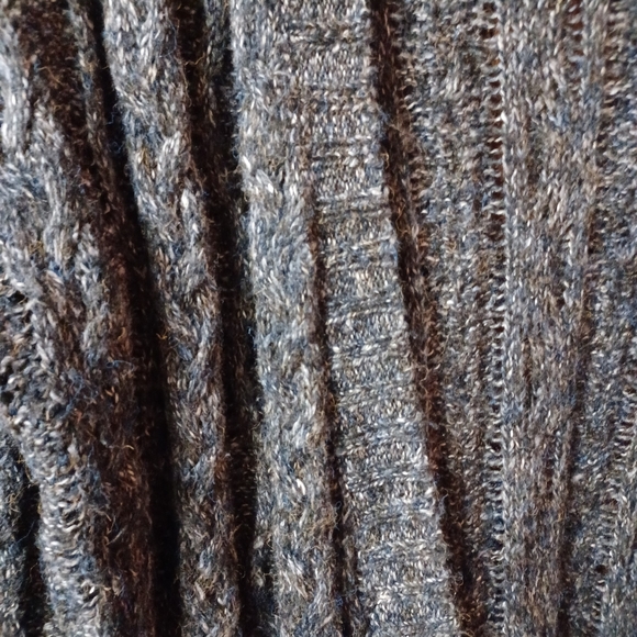 NEW CAPE JUBY Women's Medium Knit Gray/Blue Cardigan Sweater NWT - Picture 11 of 12